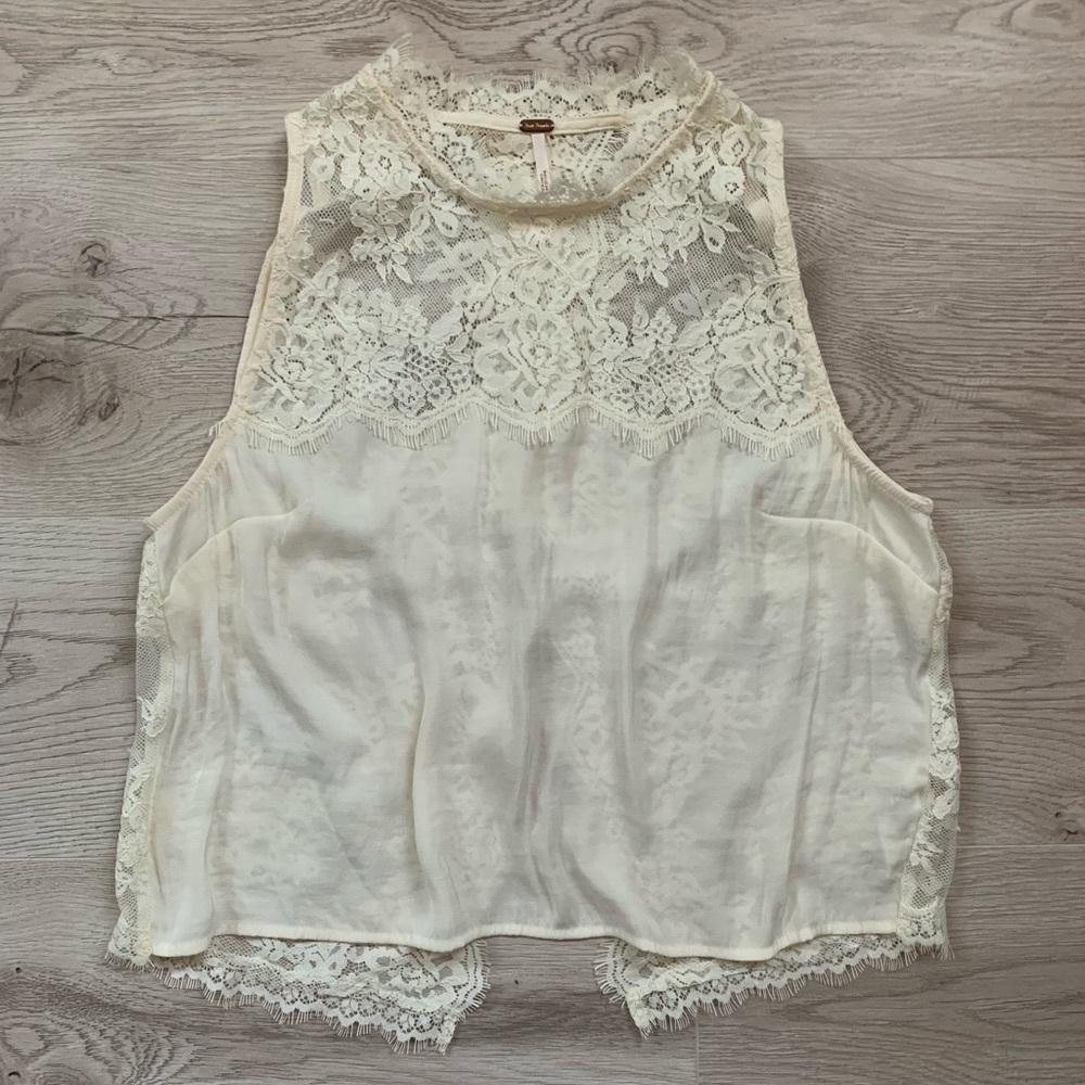 New Free People Lace Top Size Small
